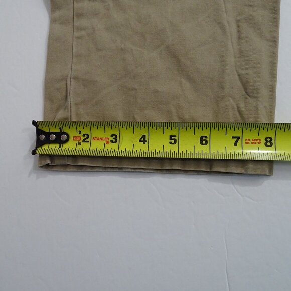 Tommy Hilfiger Straight Leg Khaki Chino Pants Mens Size 35 x 30 Preppy Casual - Picture 12 of 13